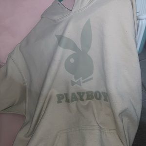 PlayBoy hoodie Strings are missing other than that in great condition